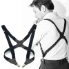 Criss Cross Back Suspender with Durable Clips