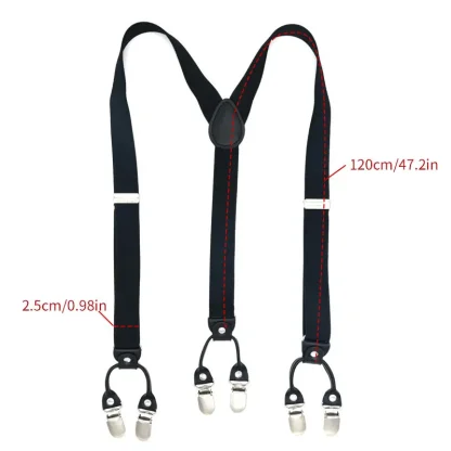 Y-shaped Suspender with Multi Clips - Image 6