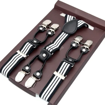Y-shaped Suspender with Multi Clips - Image 8