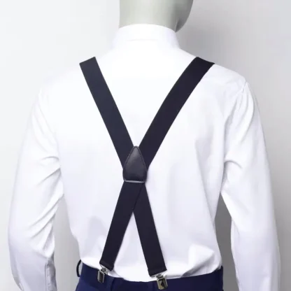 Adjustable X-Back Suspenders with Strong Clips - Image 4