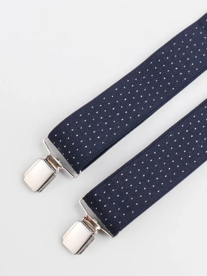 Elastic Suspender with Mini Dot Pattern - Image 7