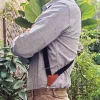 Criss Cross Back Suspender with Durable Clips - Image 3