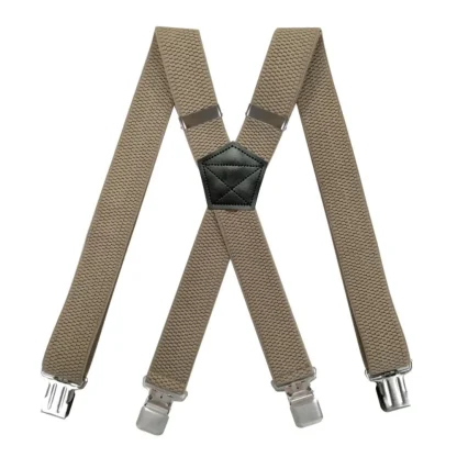 Heavy Duty X Shape Suspenders for Men