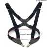 Criss Cross Back Suspender with Durable Clips - Image 15