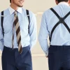 Criss Cross Back Suspender with Durable Clips - Image 2