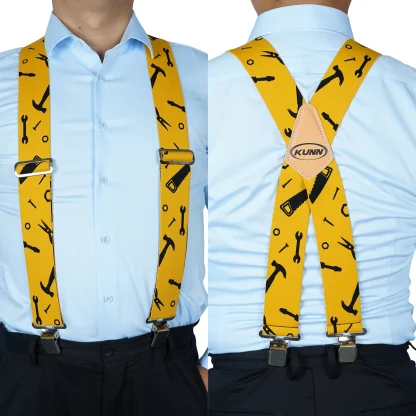 Heavy Duty Suspender with Tape Measure Pattern - Image 9
