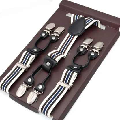 Y-shaped Suspender with Multi Clips - Image 10