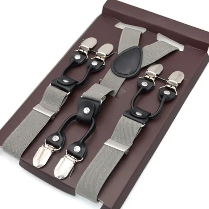 Y-shaped Suspender with Multi Clips - Image 11