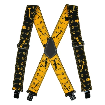 Heavy Duty Suspender with Tape Measure Pattern - Image 2