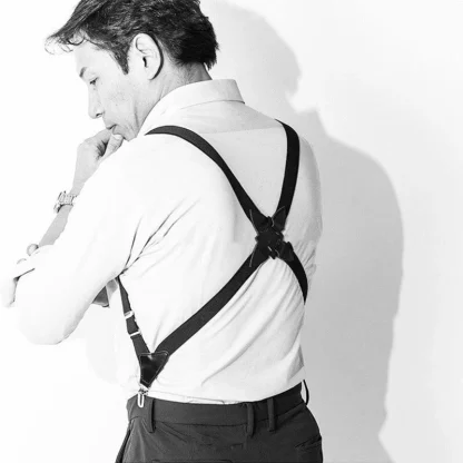 Criss Cross Back Suspender with Durable Clips - Image 10