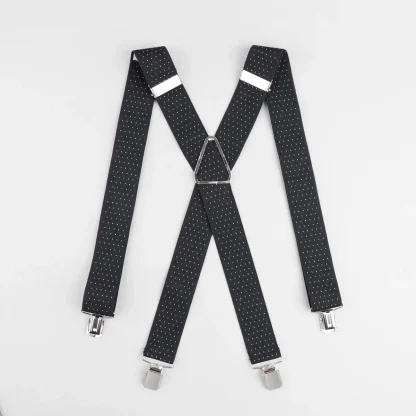 Elastic Suspender with Mini Dot Pattern - Image 4