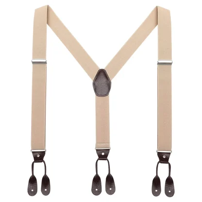 Vintage-style Suspender with Trimmed Button