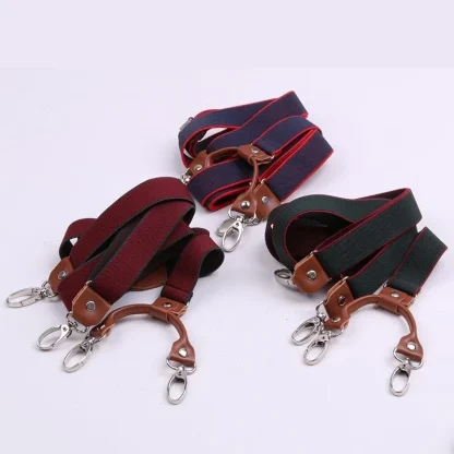 Durable Suspender with Color Block Design - Image 5