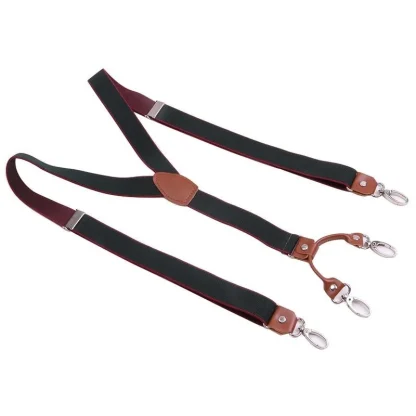 Durable Suspender with Color Block Design - Image 4
