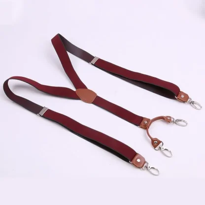 Durable Suspender with Color Block Design - Image 2