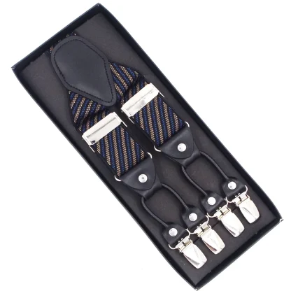 Formal Y-Back Suspender with Multiple Clips - Image 4
