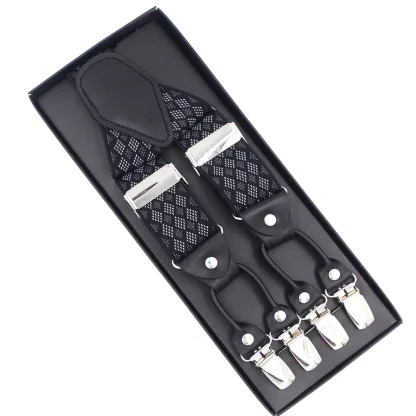 Formal Y-Back Suspender with Multiple Clips - Image 5