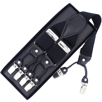 Formal Y-Back Suspender with Multiple Clips - Image 3