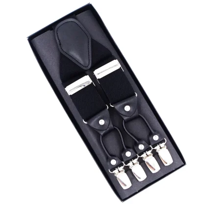 Formal Y-Back Suspender with Multiple Clips - Image 9