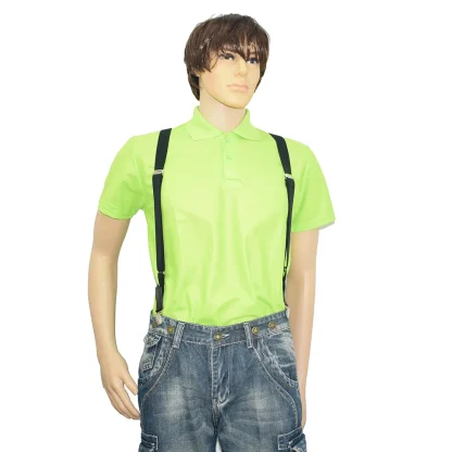 Retro X-back Suspender with Durable Clips - Image 10