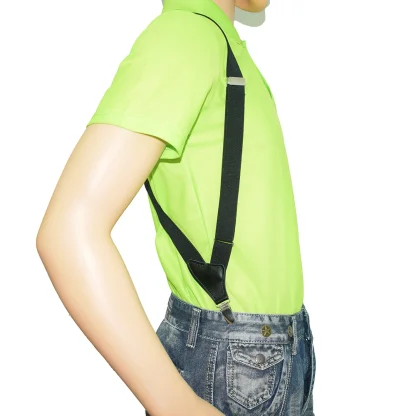 Retro X-back Suspender with Durable Clips - Image 12