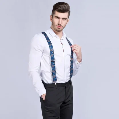 Printed Suspender with Durable Clips - Image 4