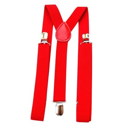 Red Wide Suspender with Y Back Shaped - Image 3