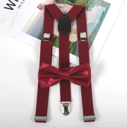 Formal Suspender and Bowtie for Men - Image 10