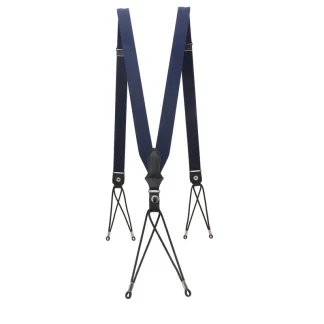 Slim Suspender with Elastic Button Loops