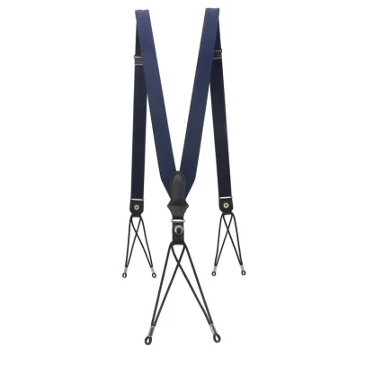 Slim Suspender with Elastic Button Loops