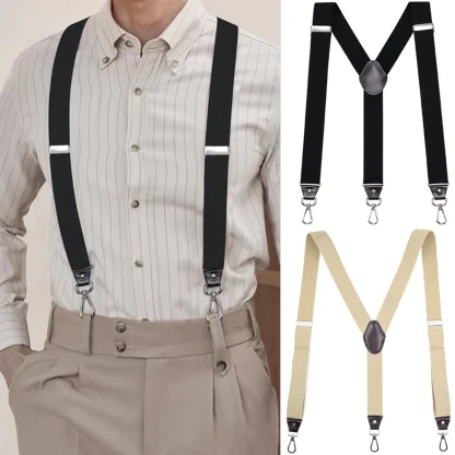 Casual Y-Shape Suspender with Adjustable - Image 2