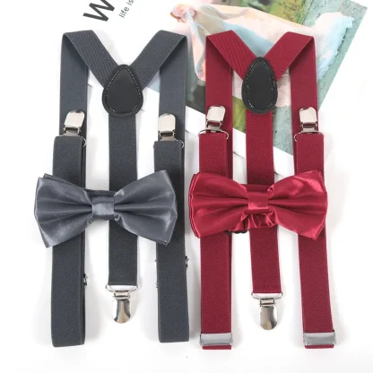 Formal Suspender and Bowtie for Men - Image 2
