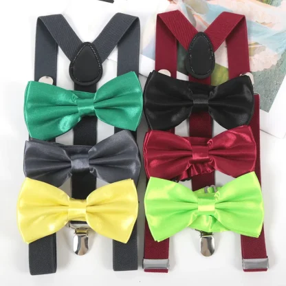 Formal Suspender and Bowtie for Men - Image 3
