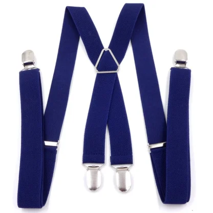 Wide Strap Suspender with Durable Clips - Image 2