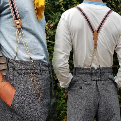 Slim Suspender with Elastic Button Loops - Image 4