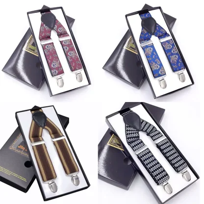 Printed Suspender with Durable Clips - Image 3