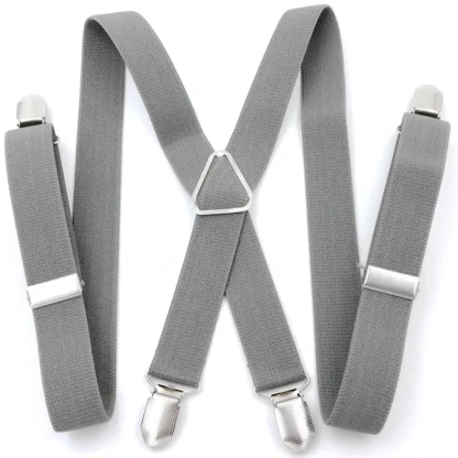 Wide Strap Suspender with Durable Clips - Image 4