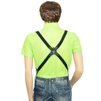 Retro X-back Suspender with Durable Clips - Image 11
