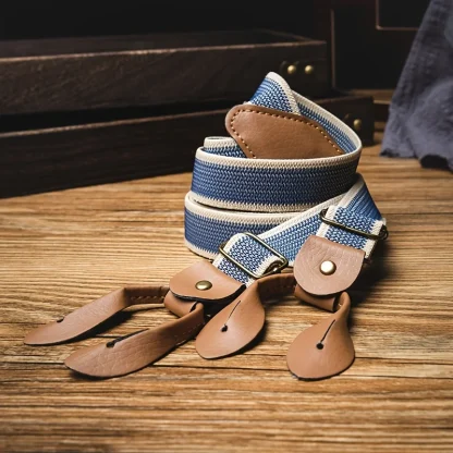 Button-Style Suspender with Retro Design - Image 3