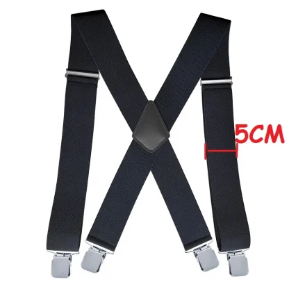 Wide Strap Adjustable Suspender for Heavy Duty - Image 3