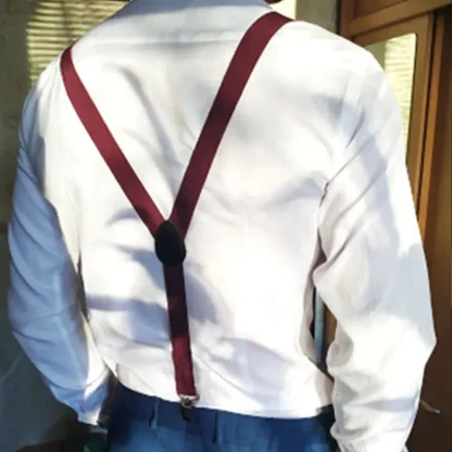 Classic Adjustable Suspender with Bow Tie - Image 4