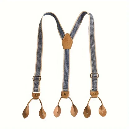 Button-Style Suspender with Retro Design