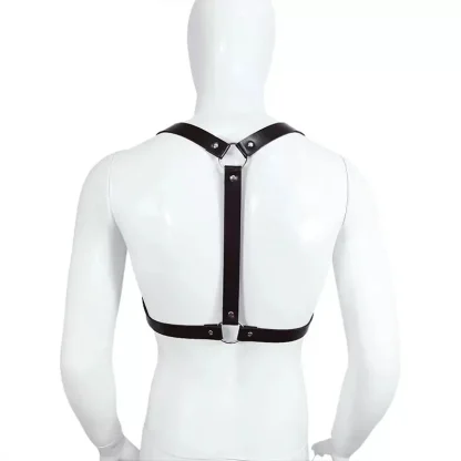 Sleek Black Durable Suspenders - Image 4