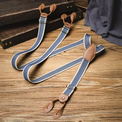 Button-Style Suspender with Retro Design - Image 4
