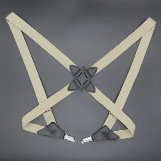 Retro X-back Suspender with Durable Clips