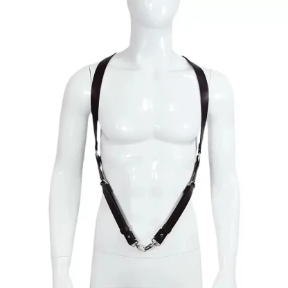 Sleek Black Durable Suspenders - Image 5