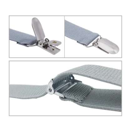 Wide Strap Suspender with Durable Clips - Image 6