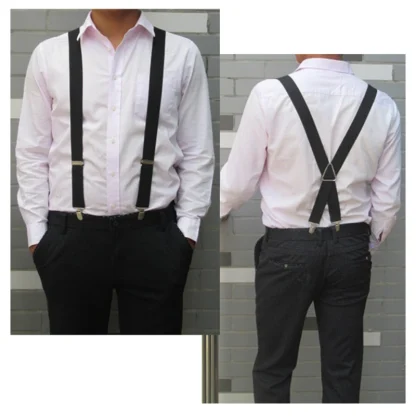 Wide Strap Suspender with Durable Clips - Image 5