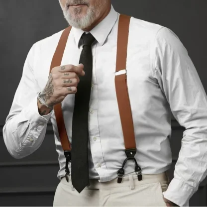 Formal Y-Back Suspender with Multiple Clips - Image 7