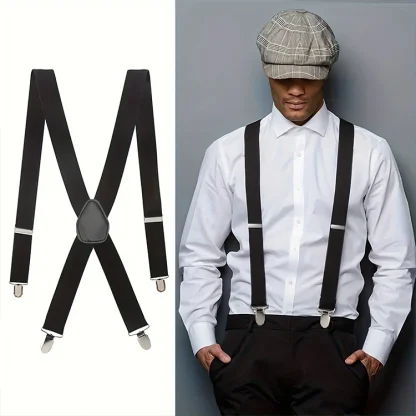 Wide Strap Adjustable Suspender for Heavy Duty - Image 9